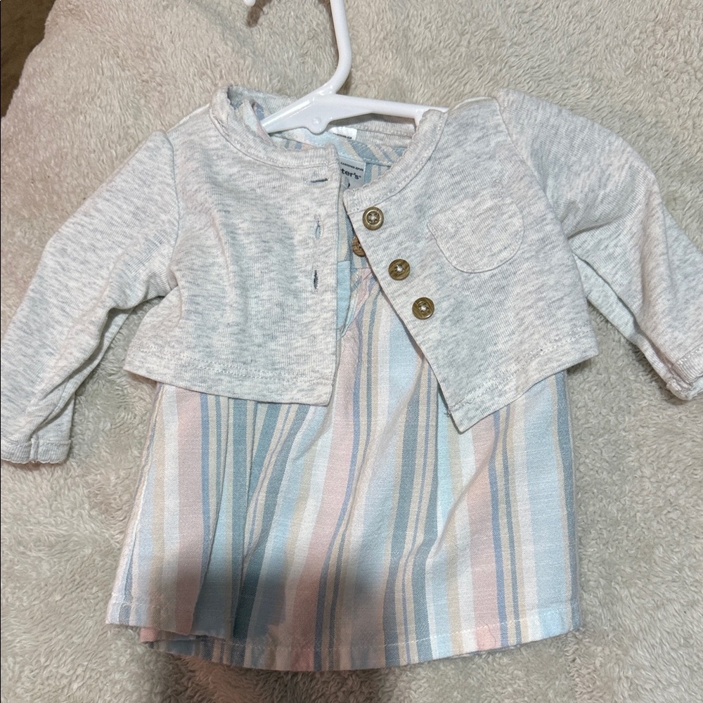Carters dress and cardigan